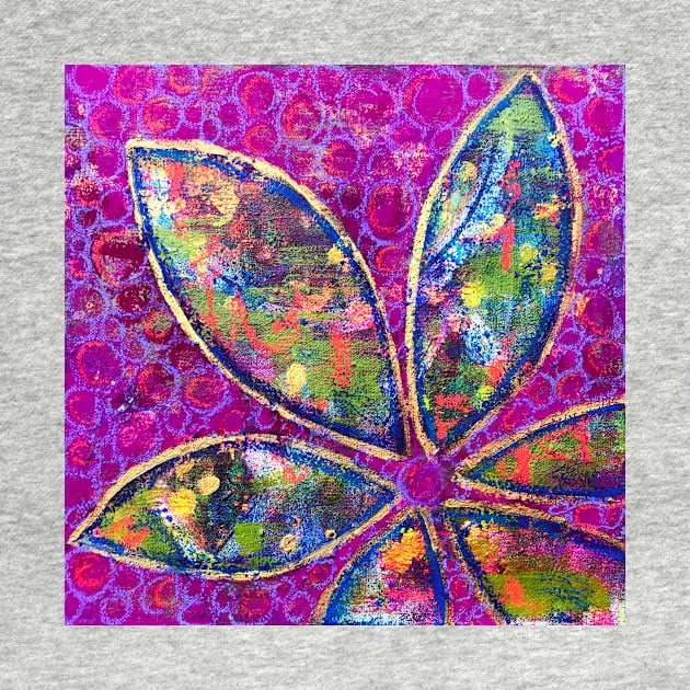 Time to Bloom - an Ahahata Codes infused intuitive painting by mellierosetest